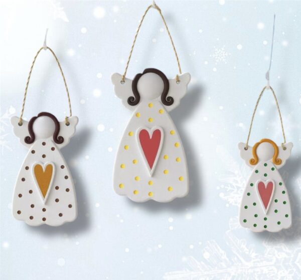 Hanging Angel Ornaments (Set of 3)