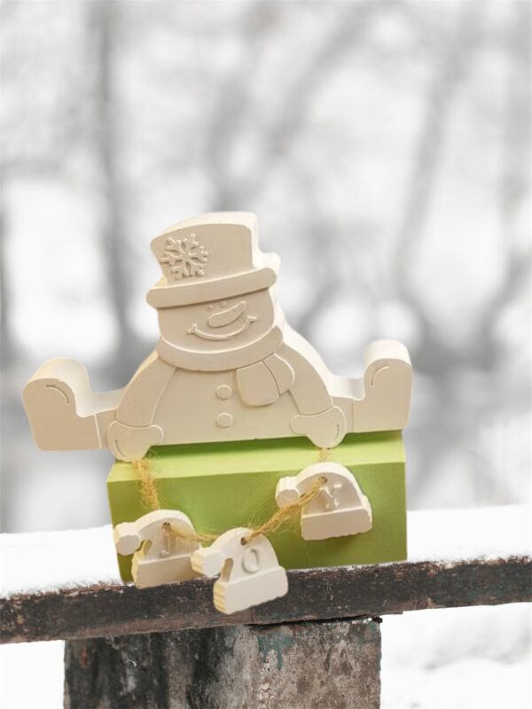 Joy Snowman Hanging Ornament